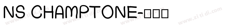 NS CHAMPTONE字体转换